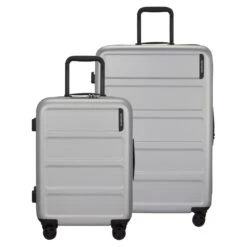 Samsonite Quadrix 2 Piece Luggage Set - 55cm & 75cm -Travel Gear Shop 146257 1776 QUADRIX 2 PC SET A FRONT 99369.1689863239