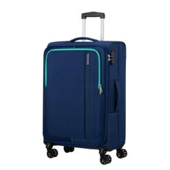 American Tourister Sea Seeker 4 Wheel Medium Suitcase - 68cm -Travel Gear Shop 146675 6636 SEA SEEKER SPINNER 6825 TSA FRONT34 25049.1677070467