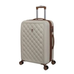 IT Luggage Cushion Lux - 3pc Set (Cream) -Travel Gear Shop 32622 HK16 1646A08CreamSSFrontpanel24.21in