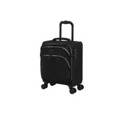 IT Luggage Trinary - 4pc Set (Black) -Travel Gear Shop 32909 UK12 2875 08BlackSSFrontpanel15in