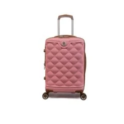 IT Luggage Indulging - 4pc Set (Flamingo Pink) -Travel Gear Shop 32964 UK16 3039 08FlamingoPinkSSFrontpaneldirectly18.5in