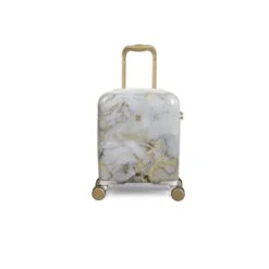 IT Luggage Sheen - 4pc Set (Gold Greyscale Marble) -Travel Gear Shop 32980 UK16 2269B08GoldgreyscalemarbleSSFrontpaneldirect14.7in