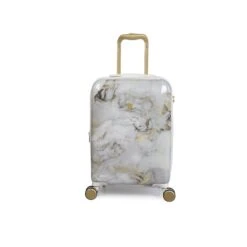 IT Luggage Sheen - 4pc Set (Gold Greyscale Marble) -Travel Gear Shop 32980 UK16 2269B08GoldgreyscalemarbleSSFrontpaneldirect18.9in