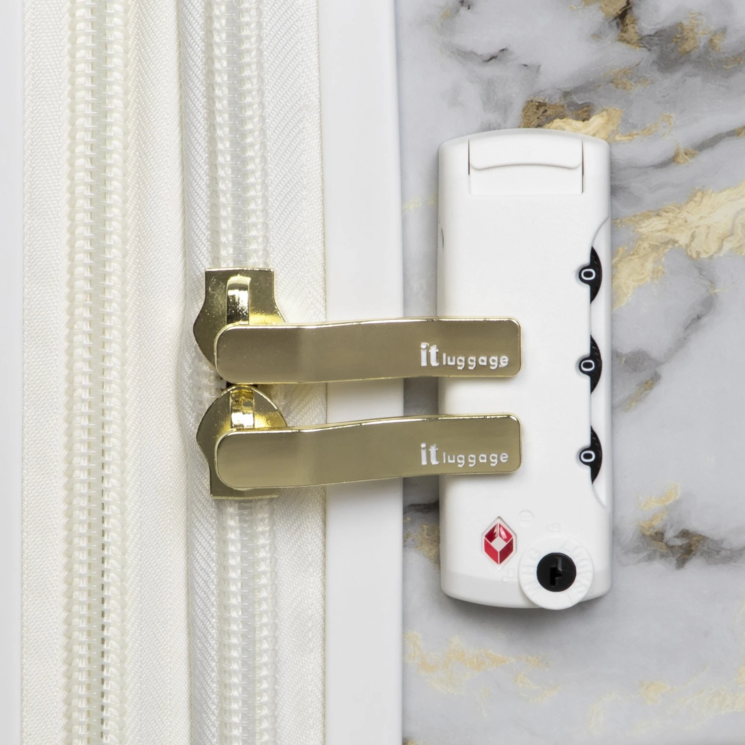 IT Luggage Sheen - Underseat (Gold Greyscale Marble) 6 IT Luggage Sheen - Underseat (Gold Greyscale Marble) - Image 6