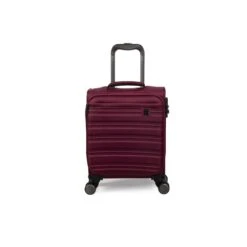 IT Luggage Fusional - 4pc Set (Dark Red) -Travel Gear Shop 32987B UK12 2920 08DarkredsS055SSFrontpaneldirectly14.9in