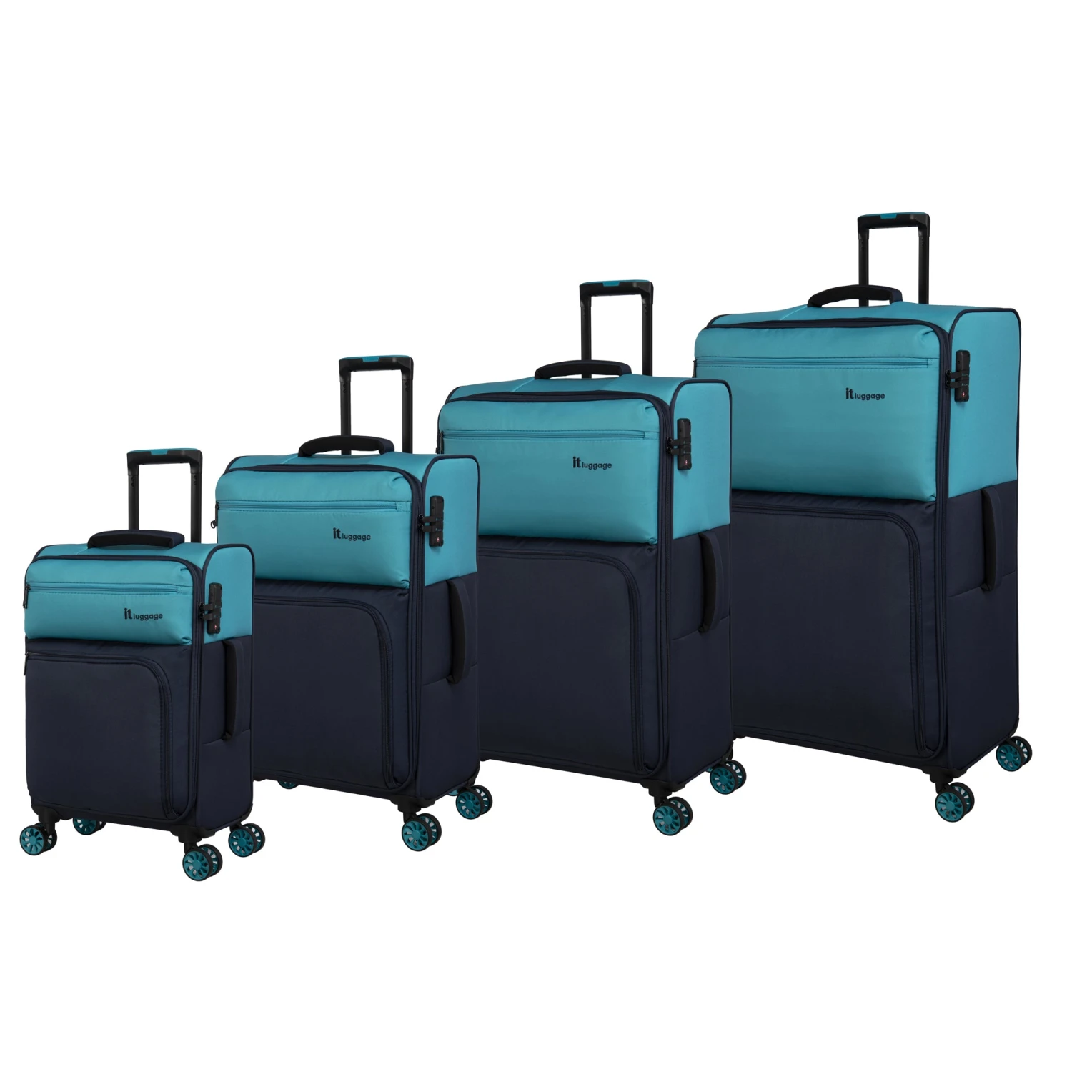 IT Luggage Duo-Tone - Cabin (Capri Breeze / Dress Blues) 7 IT Luggage Duo-Tone - Cabin (Capri Breeze / Dress Blues) - Image 7