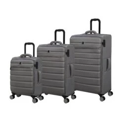 IT Luggage Census - 3pc Set (Grey Skin)