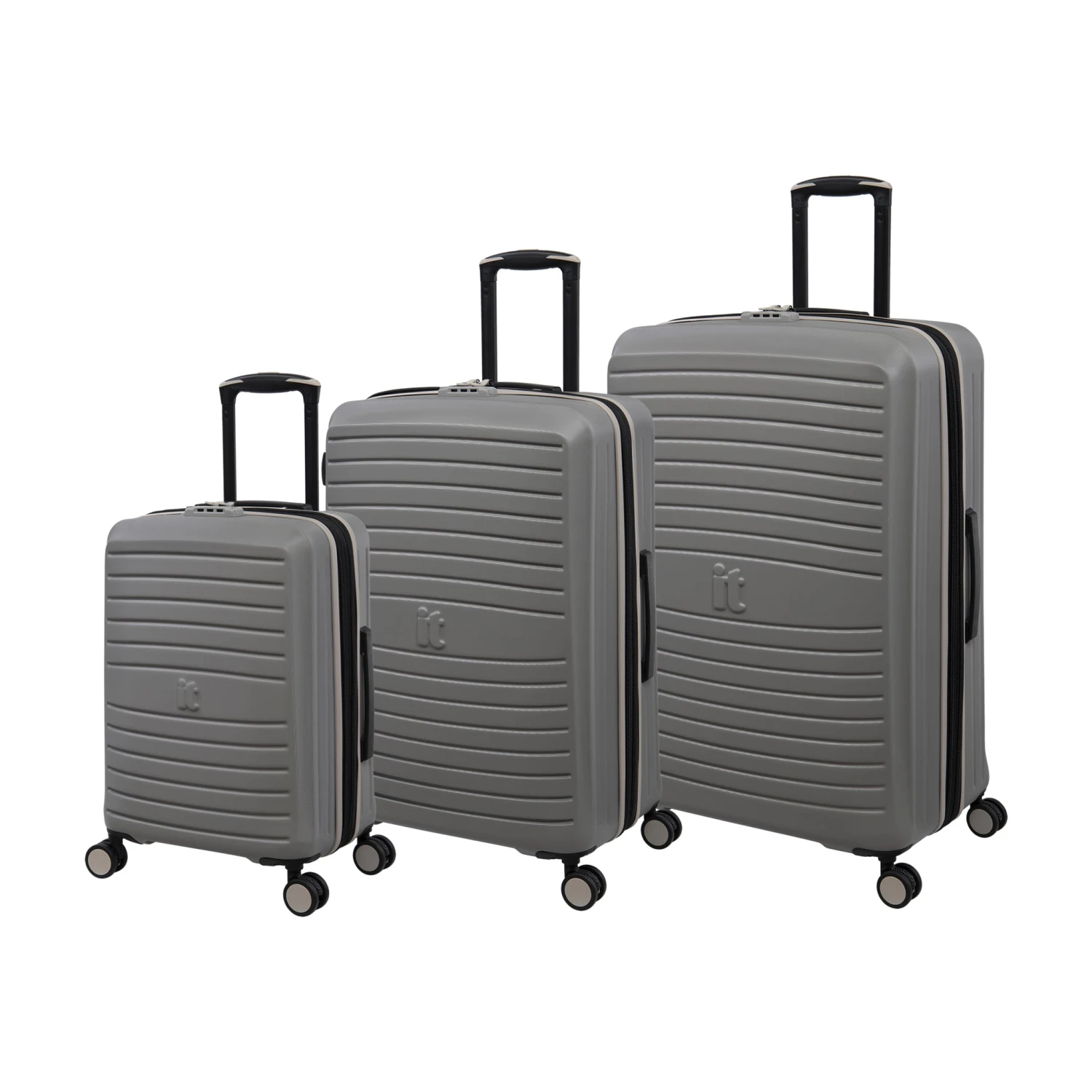 IT Luggage Eco-Protect - 3pc Set (Elephant Skin) 1 IT Luggage Eco-Protect - 3pc Set (Elephant Skin)