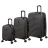 IT Luggage Lineal - 3pc Set (Dark Grey)
