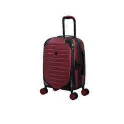 IT Luggage Lineal - 3pc Set (Wine Red) -Travel Gear Shop 61328 US16 2631 08DeepclaretS008SSFrontpanel18.5in 3b94c744 bb61 4cf4 b0ef be6f2aa2edde