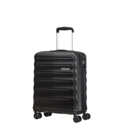 American Tourister Speedlink 3 Piece Luggage Set - 55cm, 67cm, & 77cm -Travel Gear Shop Cabin Black Side 74716.1694091703