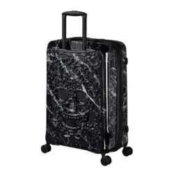 IT Luggage Candy Calavera - 4pc Set (Black Marble) -Travel Gear Shop Candy Calavera 16 2918A back side view