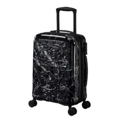 IT Luggage Candy Calavera - 4pc Set (Black Marble) -Travel Gear Shop CandyCalavera16 2918ACabinCasefront side
