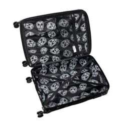 IT Luggage Candy Calavera - 4pc Set (Black Marble) -Travel Gear Shop CandyCalavera16 2918AEmptyInteriorview