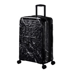 IT Luggage Candy Calavera - 4pc Set (Black Marble) -Travel Gear Shop CandyCalavera16 2918AMediumCasefront side