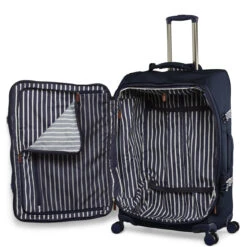 Joules Coast 4 Wheel Large Suitcase - 76cm -Travel Gear Shop JLS5001 002 Large Trolley Case 4W French Navy 3 64917.1695122153