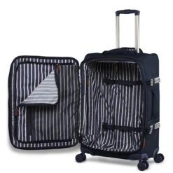 Joules Coast 4 Wheel Medium Suitcase - 66cm -Travel Gear Shop JLS5002 002 Medium Trolley Case 4W French Navy 3 05714.1695122797