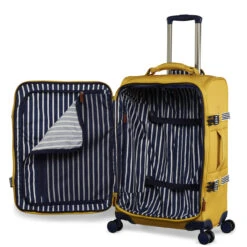 Joules Coast 4 Wheel Medium Suitcase - 66cm -Travel Gear Shop JLS5002 003 Medium Trolley Case 4W Antique Gold 3 49454.1695122798