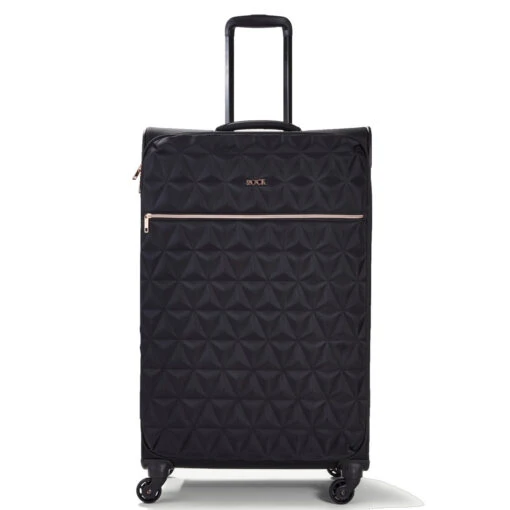 Rock Jewel 4 Wheel Large Suitcase - 80cm -Travel Gear Shop Large Suitcase Jewel Black TR 0207 BL 70066.1673948299