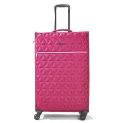 Rock Jewel 4 Wheel Large Suitcase - 80cm -Travel Gear Shop Large Suitcase Jewel Pink TR 0207 PI 33188.1673948300