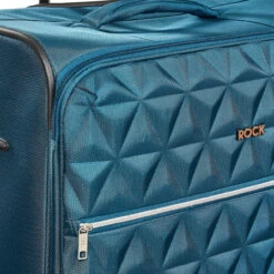Rock Jewel 4 Wheel Large Suitcase - 80cm -Travel Gear Shop Pocket Jewel Blue TR 0207 BU 15301.1673948311