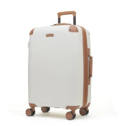 Rock Carnaby 4 Wheel Exp Medium Suitcase - 67cm -Travel Gear Shop Rock Carnaby TR 0219 CRM M 3 67262.1660574350