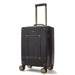 Rock Vintage 4 Wheel Cabin Suitcase - 54cm 22 Rock Vintage 4 Wheel Cabin Suitcase - 54cm -Travel Gear Shop Rock Vintage TR 0193 BL S 3 90188.1660147679