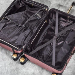 Rock Vintage 4 Wheel Cabin Suitcase - 54cm 35 Rock Vintage 4 Wheel Cabin Suitcase - 54cm -Travel Gear Shop Rock Vintage TR 0193 PI S 5 40702.1660147685