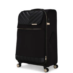 Ted Baker Albany Eco 4 Wheel Large Suitcase - 80cm -Travel Gear Shop TBW7001 001 Ted Baker Albany Eco Black Large Case 2 29194.1684486028