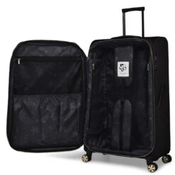 Ted Baker Albany Eco 4 Wheel Large Suitcase - 80cm -Travel Gear Shop TBW7001 001 Ted Baker Albany Eco Black Large Case 3 94202.1684486028