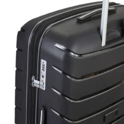 Rock Prime 4 Wheel Exp Cabin Suitcase - 56cm -Travel Gear Shop TR 0241 BLK Lock 41382.1661161320