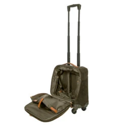 Bric's Life 4 Wheel Pilot Trolley Cabin Case - 43cm -Travel Gear Shop brics blf05260 olive 5 17729.1650938089