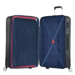 American Tourister Tracklite 4 Wheel Expandable Suitcase - 78cm -Travel Gear Shop tracklite interior 2 76747.1669370186